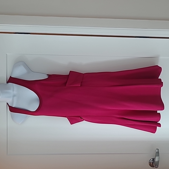 Givenchy Racer Back Flounce Dress - Fuchsia - Picture 1 of 4
